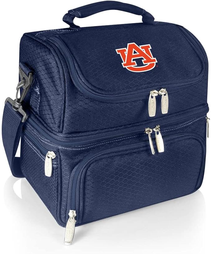 PICNIC TIME NCAA Nebraska Cornhuskers Pranzo Lunch Bag - Insulated Lunch Box with Picnic Set - Lunch Cooler Bag
