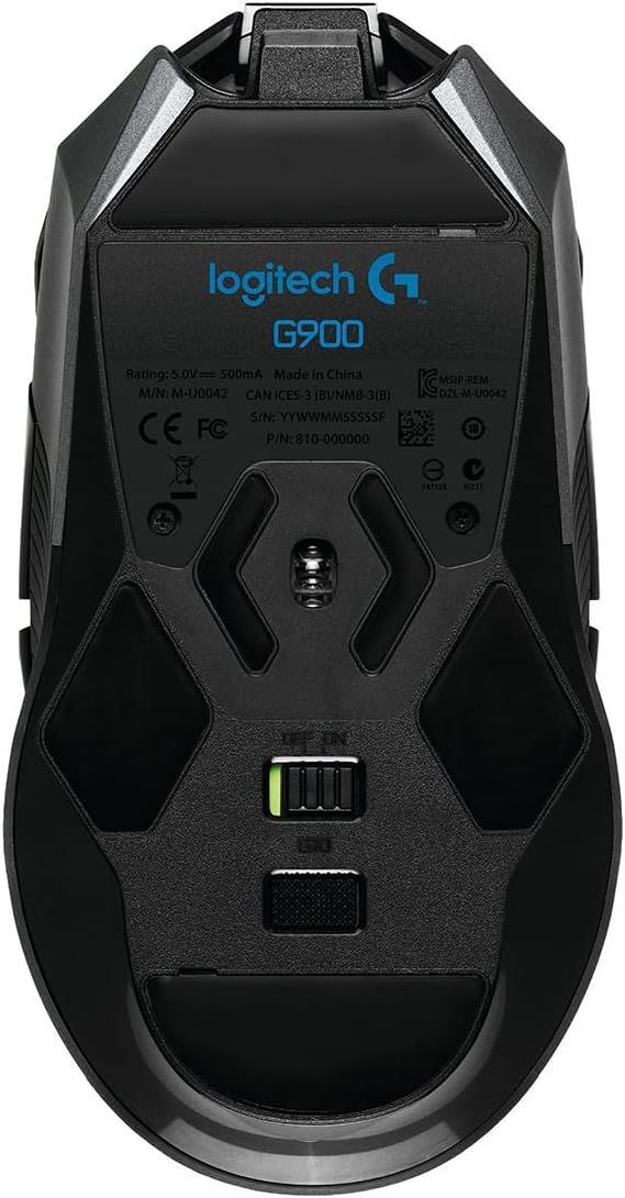 Logitech G900 Chaos Spectrum Professional Grade Wired/Wireless Gaming Mouse, Ambidextrous Mouse