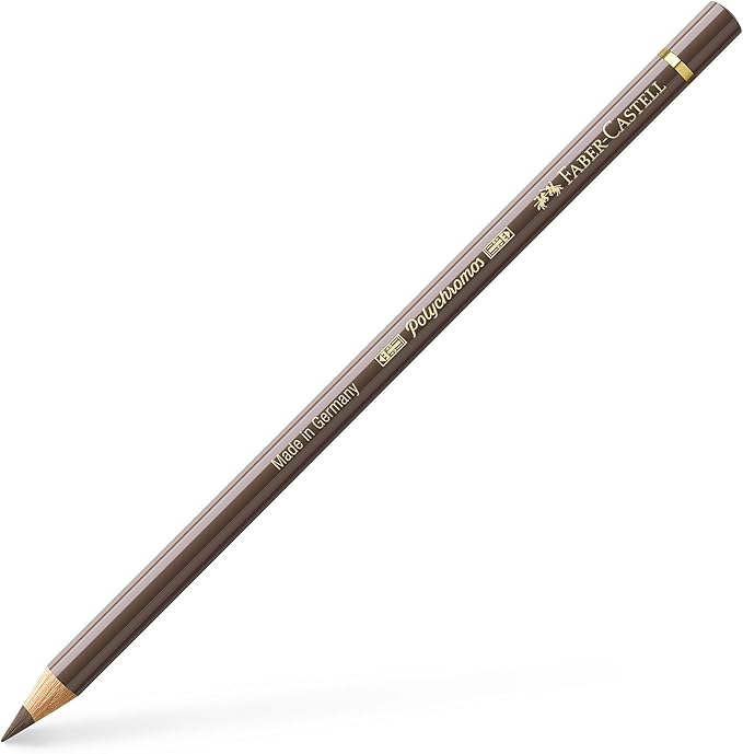 Faber Castel Polychromos Colored Pencils, 178, Nougat, Pack of 6