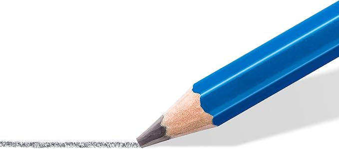 STAEDTLER Mars Lumograph 8B Graphite Art Drawing Pencil, Soft, Break-Resistant Bonded Lead, 12 Pack, 100-8B