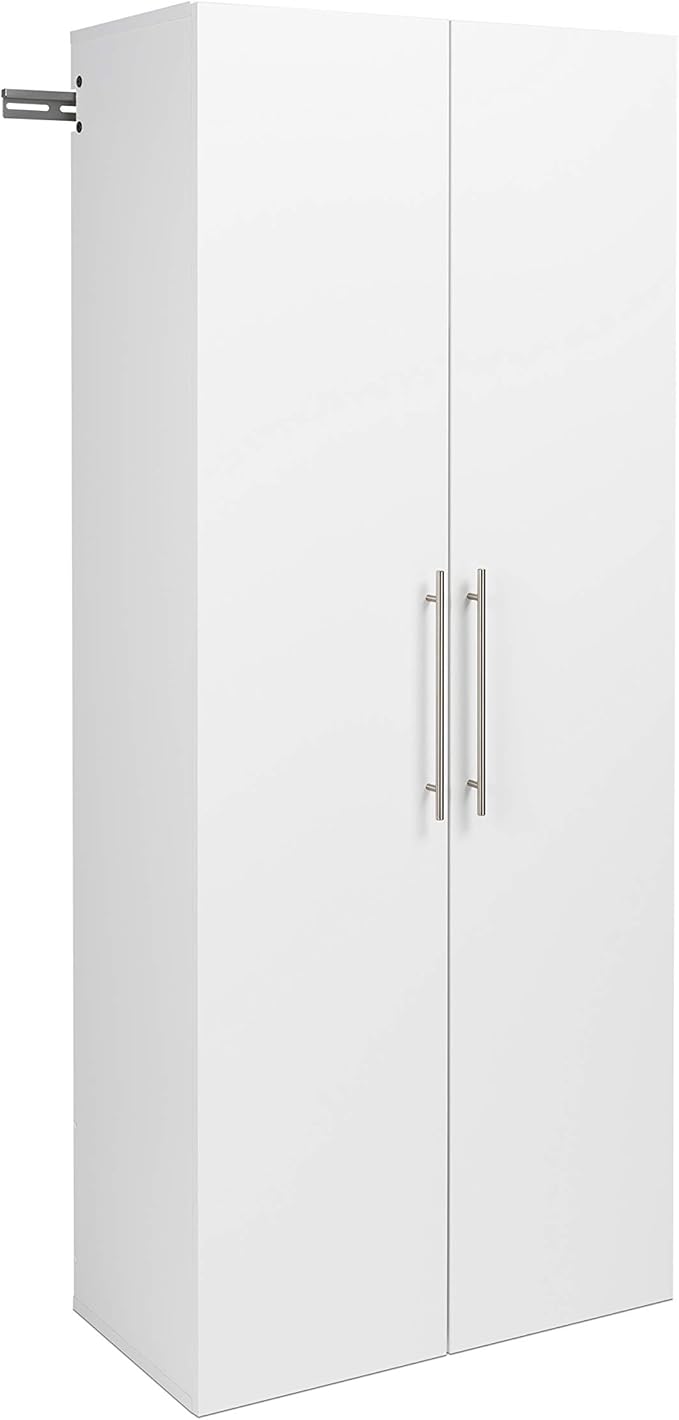 Prepac HangUps 30" Shoe Storage Cabinet, Cabinet Wall Mount, Wall Cabinet Storage for Shoes with 40 Cubbies, Ideal for Utility Room, Garage and Bedroom, 30" W x 72" H x 16" D, White