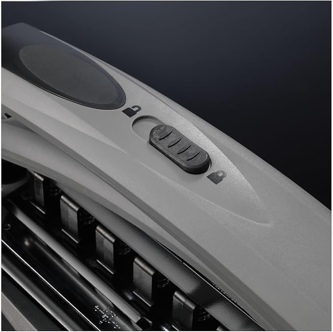 Staples Arc Desktop Paper Punch, 8-Sheet Capacity, Black & Gray