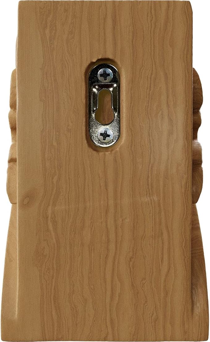 Ekena Millwork CORW04X03X06BACH Large Acanthus Leaf Block Wood Corbels, 3 3/4"W x 3 1/4"D x 6"H, Cherry