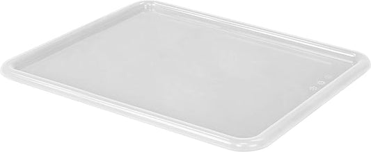 Storex Lid for Storage Tray, Letter Size, 13.75 x 11.2 x 2.35 Inches, Translucent, 5-Pack (62515E05C)