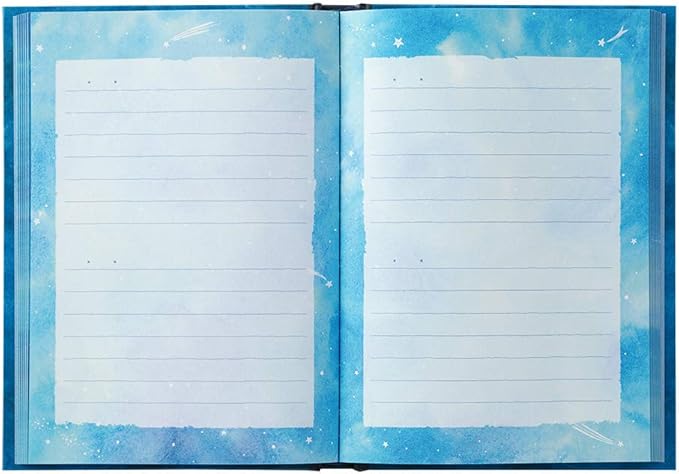 DESIGNPHIL Midori 12886006 Diary, Night Sky Pattern