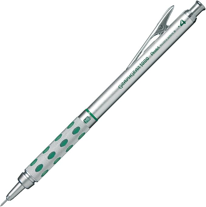 Pentel Graph Gear 1000 Mechanical Drafting Pencil 0.4mm Green (PG1014)