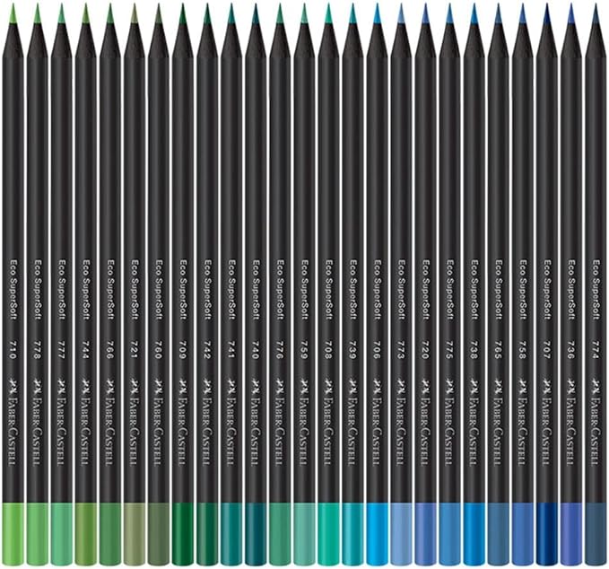 Faber-Castell Colored Pencils, Supersoft EcoPencil, 1207100SOFT, 100 Colors