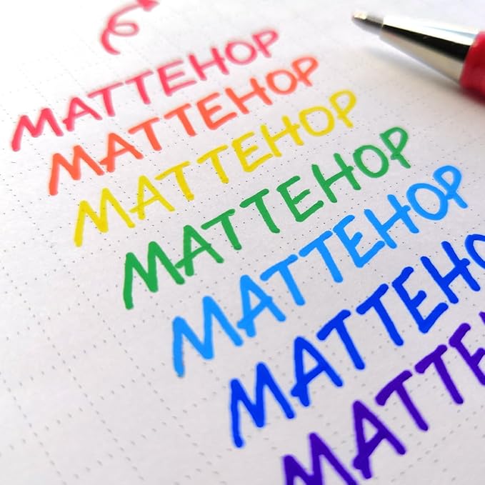 Pentel Matte Hop Original + Sweet Color Ballpoint Pen, 14 Colors K110-V14ST