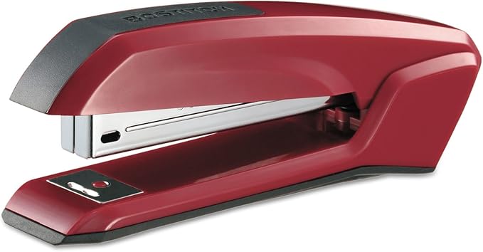 Bostitch Office Ascend 3 in 1 Stapler Integrated Remover & Staple Storage, 420 Staples Included, 20 Sheet Capacity, Lightweight, Red (B210R-RED), Full Size