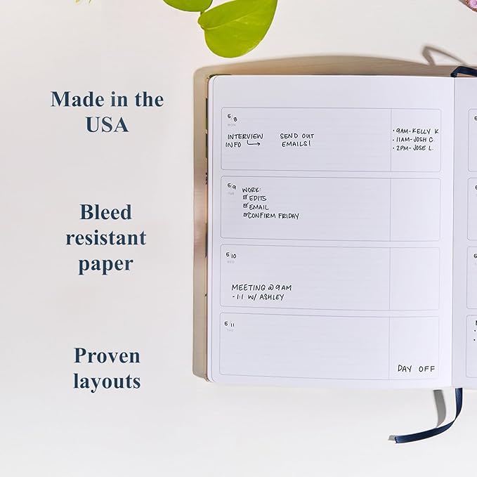 Erin Condren Undated Softbound Life Planner, 8” x 10” 12-Month Weekly & Monthly Planner Journal, Horizontal Layout, Soft Cover, Layflat Binding, Daisy Blooms Cover Design, Neutral Interior Design