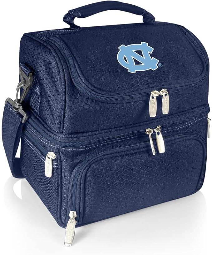 PICNIC TIME NCAA Nebraska Cornhuskers Pranzo Lunch Bag - Insulated Lunch Box with Picnic Set - Lunch Cooler Bag