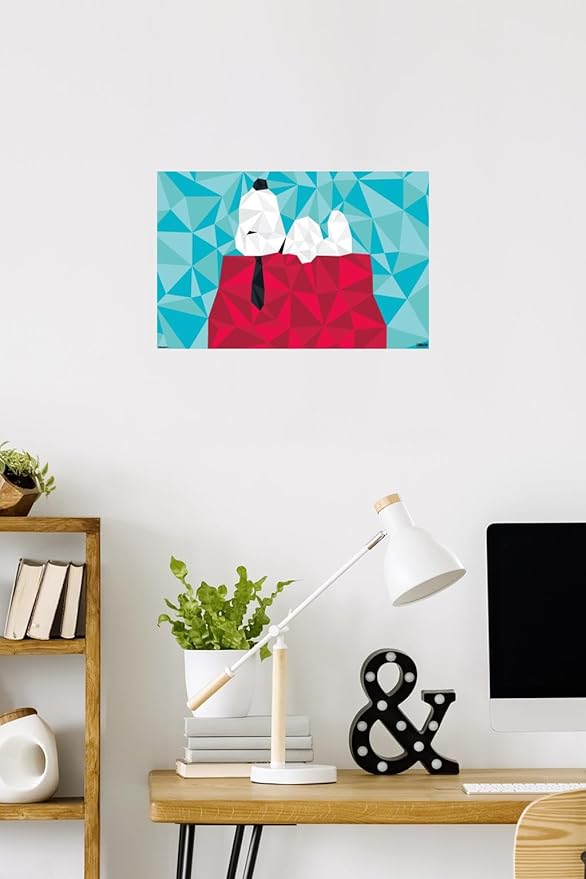Peanuts: Astronomy-Geometry - Snoopy Wall Poster, 22.4L" x 14.7W", Premium Unframed Version
