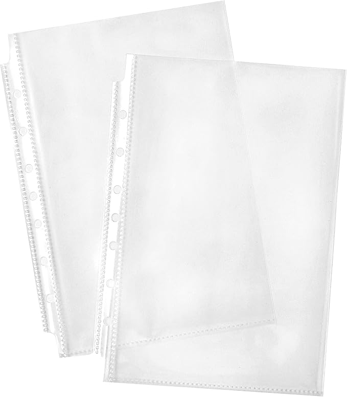 Avery Diamond Clear Heavyweight Sheet Protectors for Mini Binders, Holds 8.5" x 5.5" Sheets, 15ct (77007)