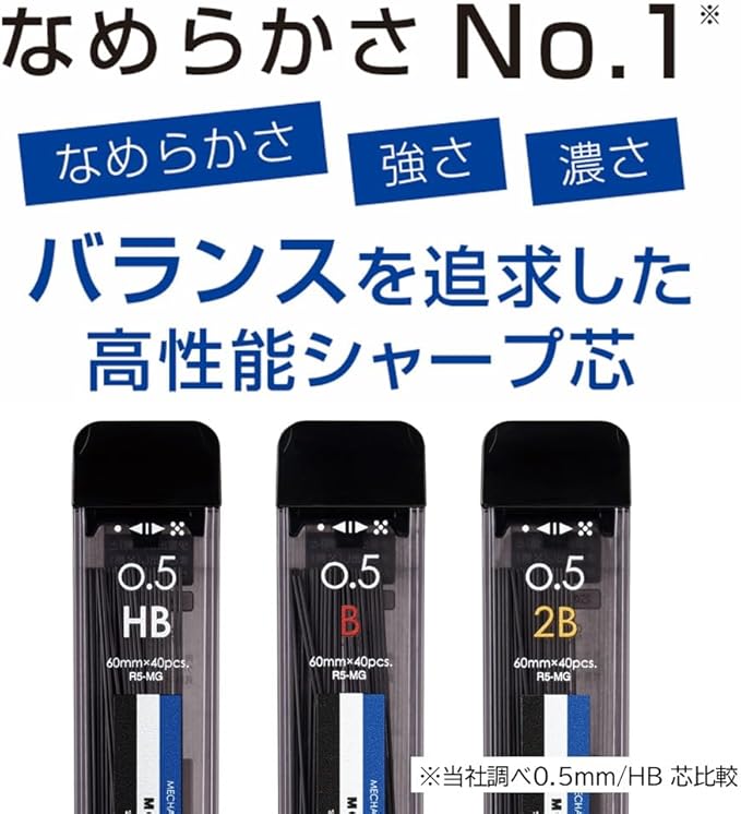 Tombow Pencil Sharp Lead Monograph MG 0.5 HB ECG-121A Monocolor