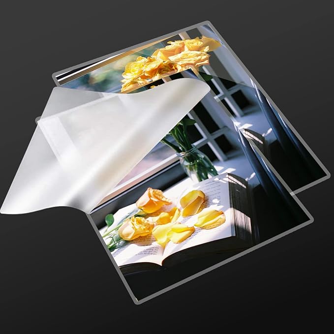 5 mil Thermal Laminating Sheets 5000 Packs, 9” x 11.5” Clear Laminating Pouches Holds 8.5 x 11 Inch Sheet, Letter Size Lamination Paper for Laminator - Rounded Corner