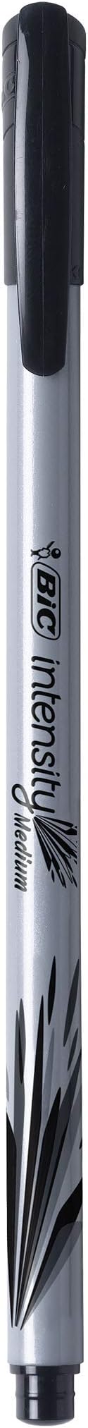 BIC Intensity Fineliner Marker Pens, Medium Point (0.7mm), Assorted Colors, Smooth Application, 10-Count