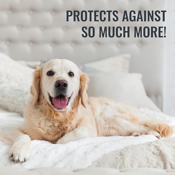 DMI Twin XL Zip Mattress Cover, Waterproof and Washable, Noiseless Cover for College Dorm, Hospital Bed, and Incontinence - Durable Mattress Protector Twin Size XL for Pets & Spills