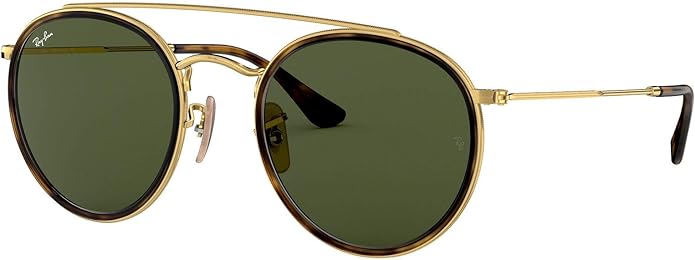 Ray-Ban Unisex Rb3647n Double Bridge Round Sunglasses