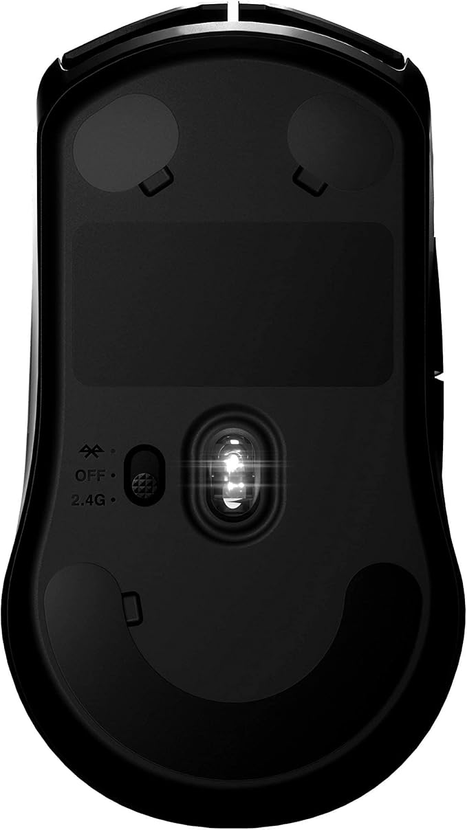 SteelSeries Rival 3 Wireless Gaming Mouse - 400+ Hour Battery Life - Dual Wireless 2.4 GHz and Bluetooth 5.0-60 Million Clicks - 18,000 CPI TrueMove Air Optical Sensor (62521) (Renewed)