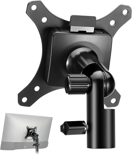 NEEWER Monitor Mount Adapter with Quick Release VESA Mount, 270° Adjustable Metal 5/8" C Stand Light Stand Adapter for Impact Screen Outdoor TV up to 17-32", Max Load 17.5lb/8kg, MA010