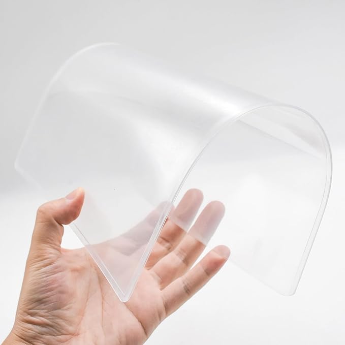 8.5" x 11" Rigid Print Protectors, Clear Plastic Page Protectors, Clear Rigid Top loaders, Plastic Paper Sheet Protectors for Photos Documents Birth Certificate Protector, Pack of 2