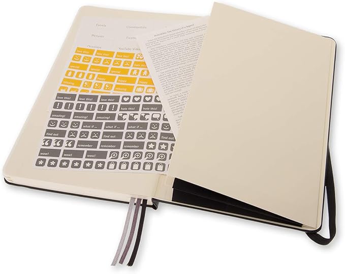Moleskine Passion Journal, Baby, Hard Cover, Large (5" x 8.25") Black, 400 Pages