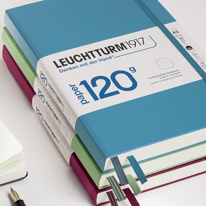 LEUCHTTURM1917 - 120G Special Edition - Medium A5 Dotted Hardcover Notebook (Rising Sun) - 203 Numbered Pages with 120gsm Paper