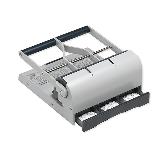 Swingline 3 Hole Punch Heavy Duty, 160 Sheet Capacity Three Hole Puncher 3 Ring, Adjustable 2-3 Hole Low Effort Paper Punch, Black (74650)