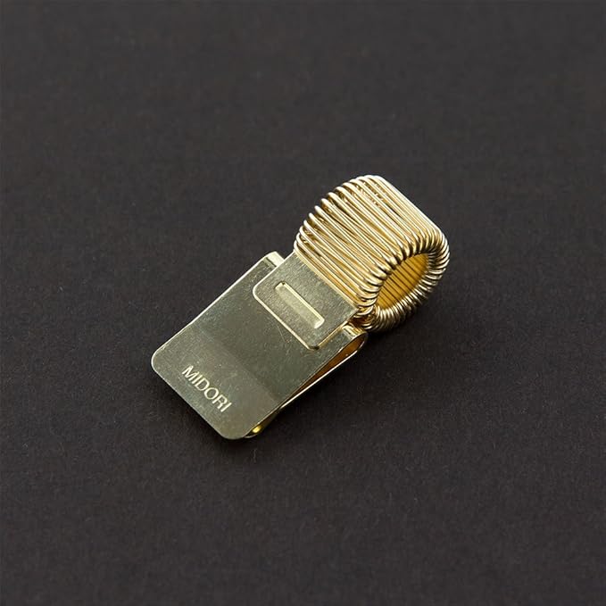 Midori 82219006 – Clip Porta Pen, Gold