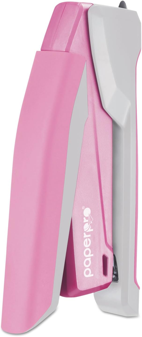 PaperPro-Bostitch 1188 inCOURAGE Stapler, 20-Sheet Capacity, Pink/White