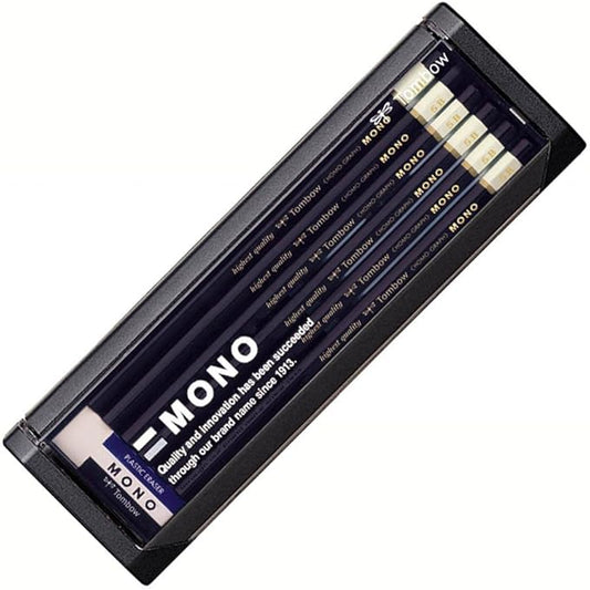 Tombow MONO-5B Mono Pencil, 5B, 1 Dozen