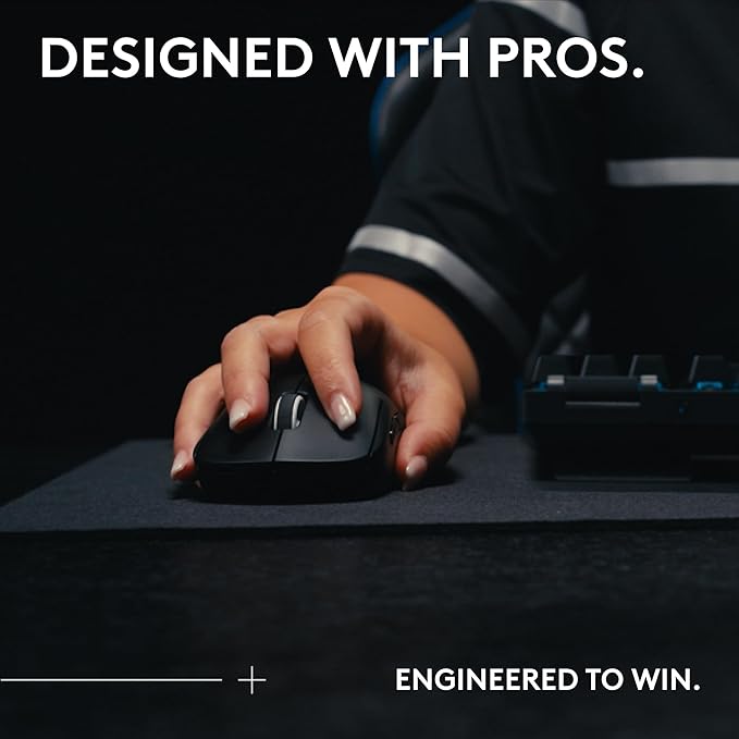 Logitech G PRO X Superlight 2 SE Wireless Gaming Mouse, 60 g pro-Grade Mouse with 5 programmable Buttons, 44K DPI Sensor, 888+ IPS, 1 kHz Report Rate, USB-C Charging for PC/Mac - Red
