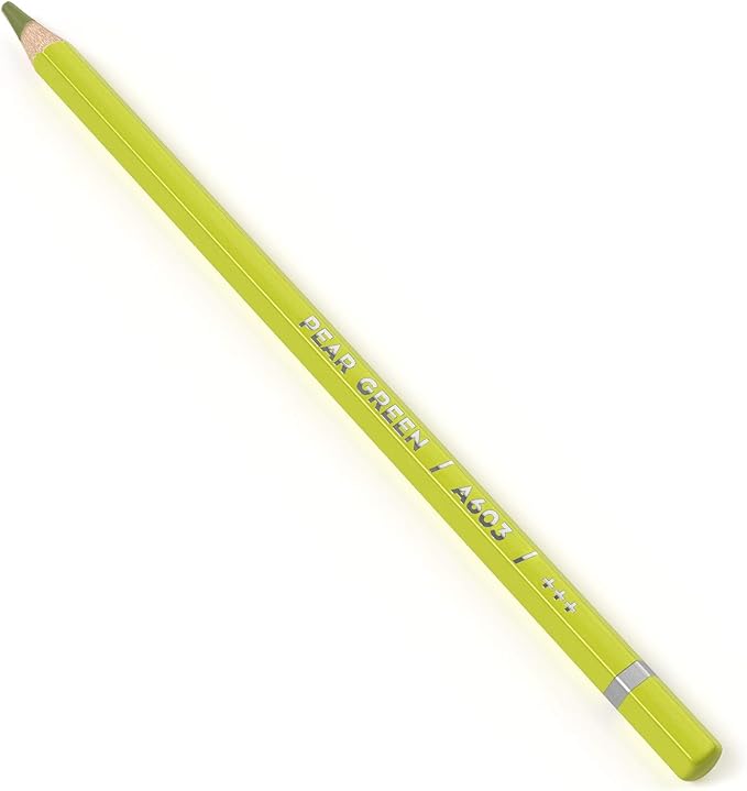 Arteza Professional Watercolor Pencils, Pack of 3, A603 Pear Green, Water-Soluble Pencils for Coloring, Blending, Layering & Watercolor Techniques