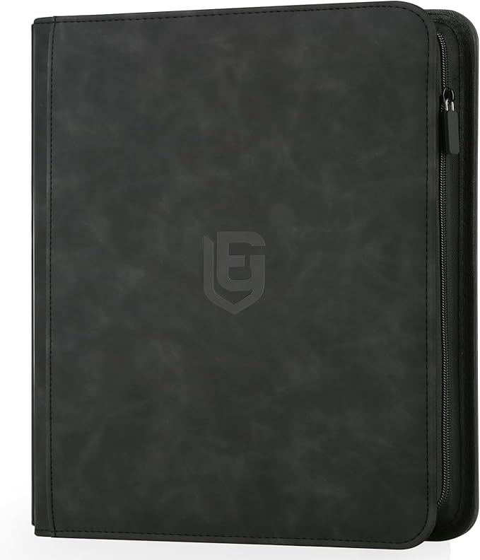12 Pocket Card Binder,720 Pocket Trading Card Binder，Side Loading Collectible Card Albums for MTG, for TCG Football, Sports, Game Cards Black