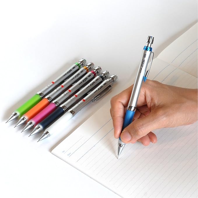 Uni Alpha-Gel Mechanical Pencil 0.5mm, White (M5807GG1P.1)