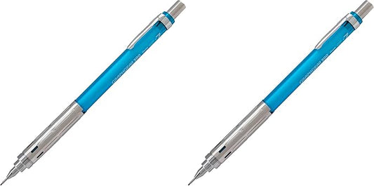 Pentel Arts GraphGear 300 Mechanical Pencil, (0.7mm), 2-Pack, Blue Barrel (PG317TSPABP)