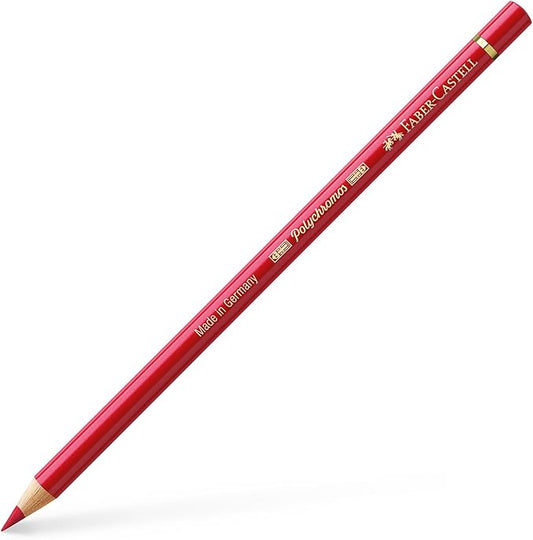 Faber Castel Polychromos Colored Pencils, 219, Deep Scarlet Red, Pack of 6