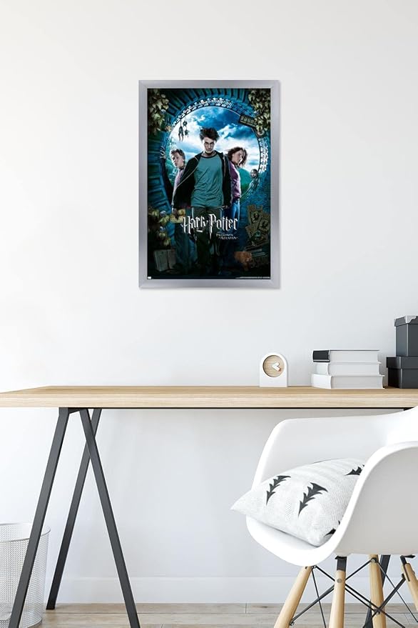 Trends International Harry Potter and the Prisoner of Azkaban - Sky One Sheet Wall Poster, 14.72" x 22.37", Silver Framed Version