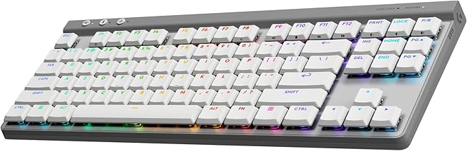 Logitech G515 TKL Wireless Gaming Keyboard (Tactile)+ G309 Lightspeed Wireless Gaming Mouse Bundle - White