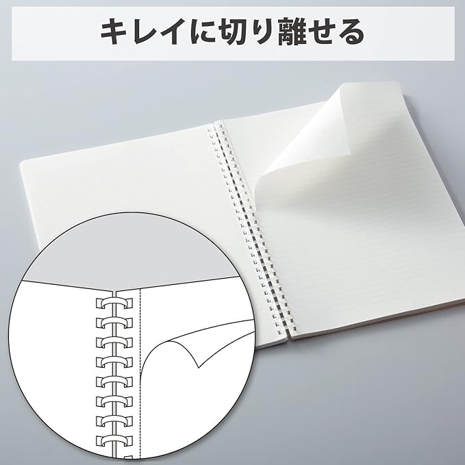 Kokuyo D Shaped Soft Ring Notebook, 7mm Rule, 25 Lines, 80 Sheets, A5, Natural Style, Set of Black, Beige, Navy, Japan Import (SU-SV638A)