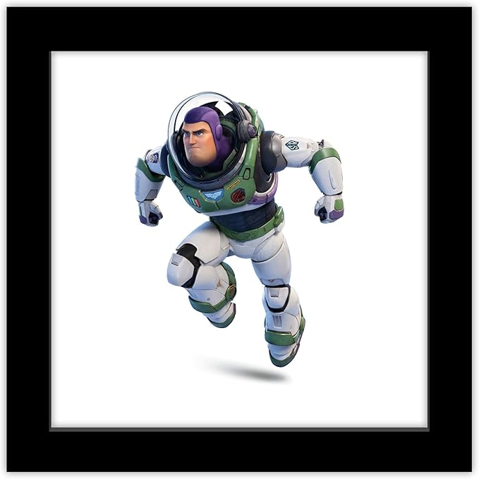 Trends International Gallery Pops Disney Pixar Lightyear - Buzz Lightyear Alpha Suit Wall Art Wall Poster, 12" x 12", Black Framed Version