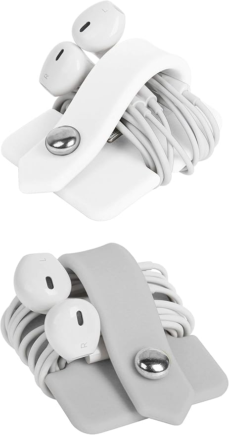 Cord Organizer Earbuds Holder Earphone Wrap Earphones Organizer Headset Headphone Earphone Wrap Winder Cord Manager Cable Winder Set of 2