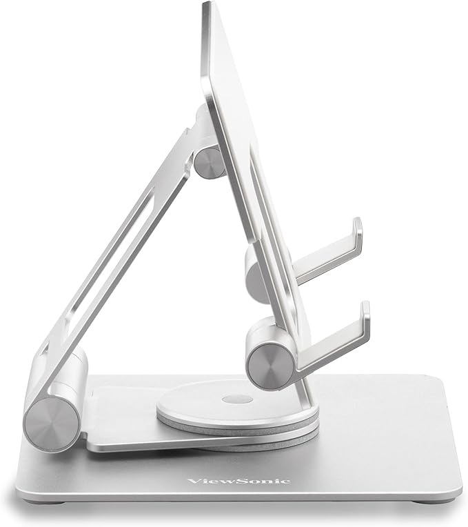 ViewSonic LCD-STND-001 Portable Monitor Stand with 360 Swivel, Tilt, and Height Adjustment for Monitors up to 17 Inches