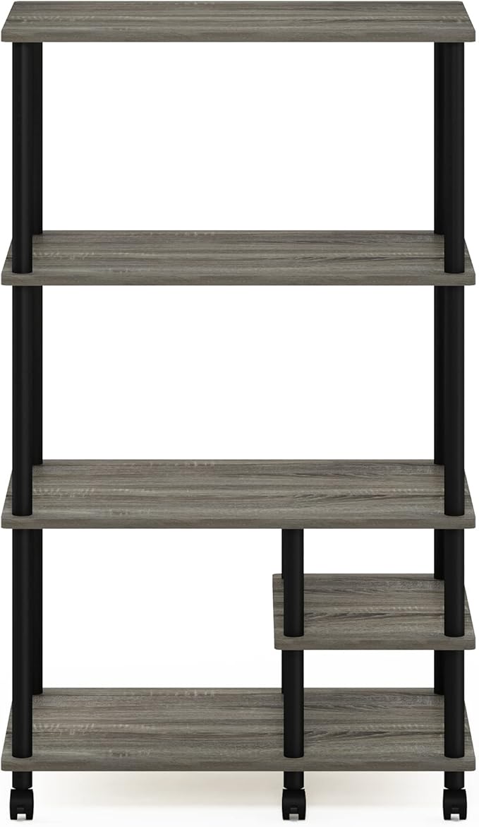 Furinno Turn-N-Tube 3-Tier Toolless Multipurpose Printer Stand Display Storage Shelf