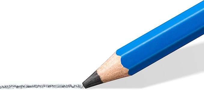 Pencil Mars Lumograph 10B Art Drawing Pencils, Pre-sharpened Graphite Pencils, Break-Resistant Bonded Lead, 100% PEFC, pack of 6