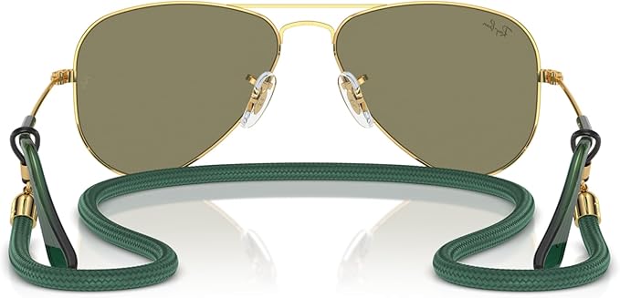 Ray-Ban Junior Kids' Rj9506s Metal Aviator Sunglasses