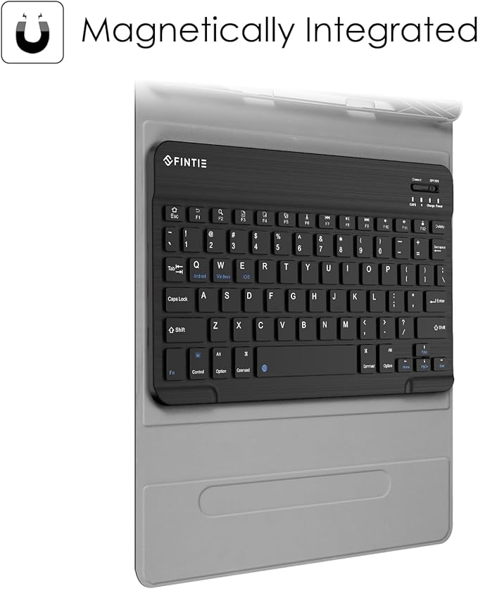 FINTIE Keyboard Case for Samsung Galaxy Tab S8/Tab S7 11 Inch (Model SM-X700/X706/T870/T875/T878) with S Pen Holder, Slim Lightweight Stand Cover w/Detachable Wireless Bluetooth Keyboard, Black