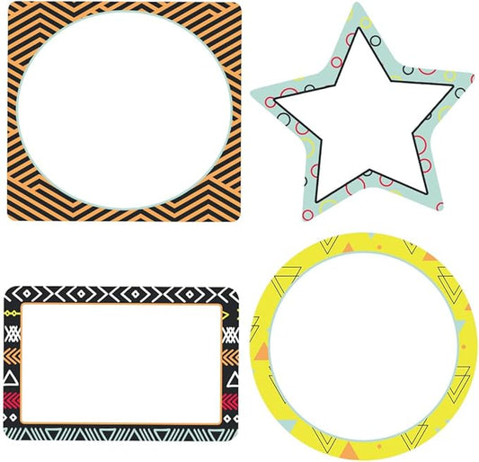 Carson Dellosa – Aim High Frames Mini Colorful Cut-Outs, Classroom Décor, 34 Pieces