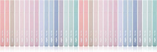 Mr. Pen- Aesthetic Highlighters, 16 pcs, Chisel Tip, Morandi Colors, No Bleed Bible Highlighter Pastel, Assorted Colors, Cute (Pack of 2)