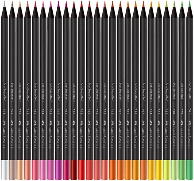 Faber-Castell Colored Pencils, Supersoft EcoPencil, 1207100SOFT, 100 Colors
